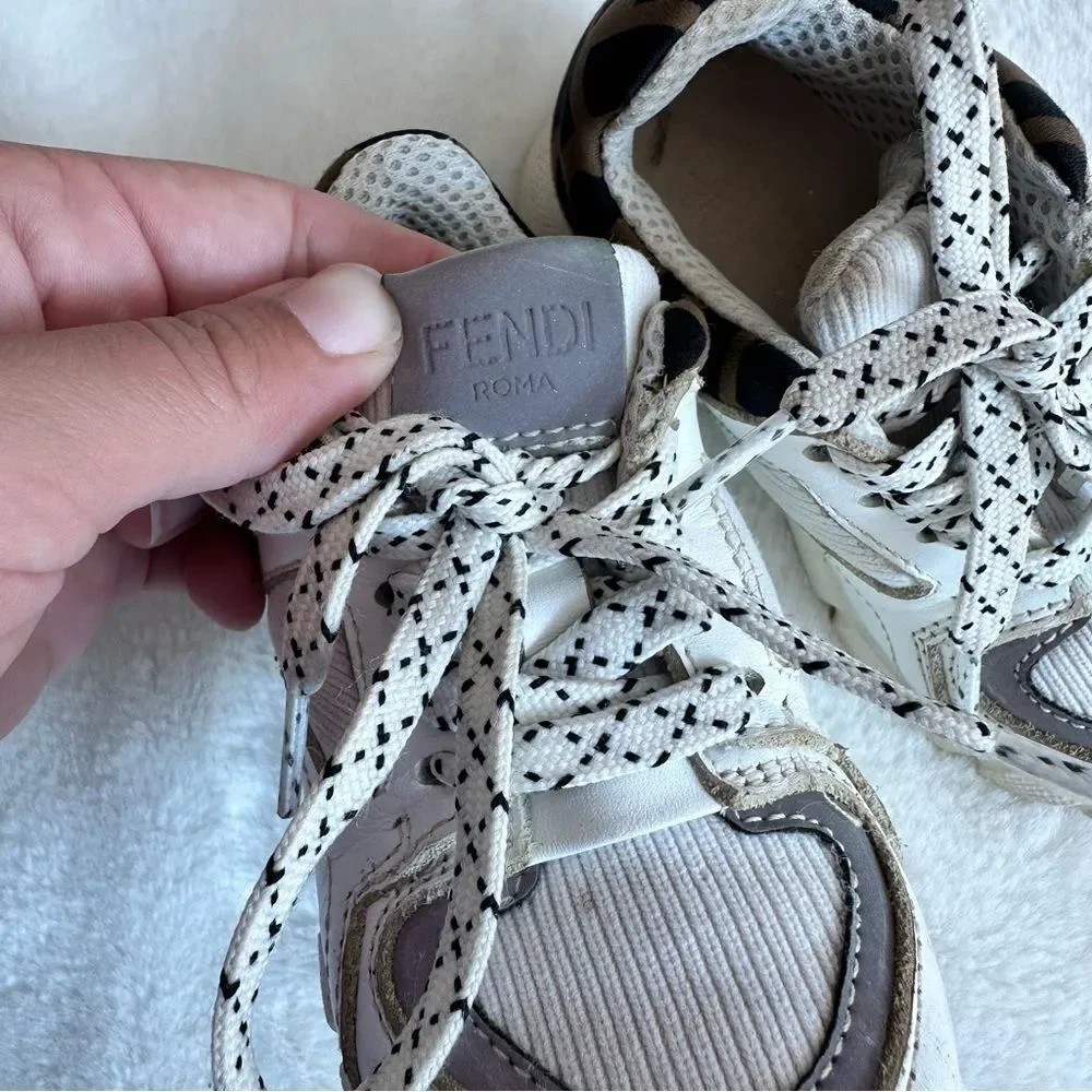 Fendi FF Trainers Kids Size 24 - Picture 11 of 13